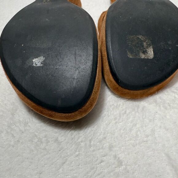 Aquatalia Brown Suede Mules - Picture 11 of 14